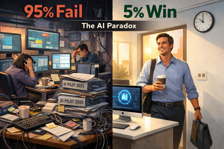 Why 95% of Corporate Projects Fail (and Where the Real Wins Are) – The AI Paradox
